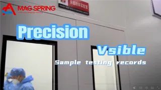 اختبار النطاق التجريبي والتحقق من الأداء للحلول المغناطيسية المخصصة. MAG SPRING®